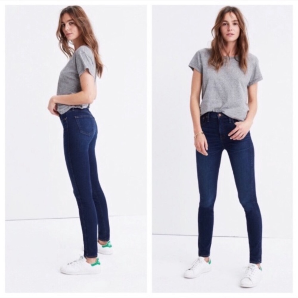 Madewell 10” high riser skinny skinny jeans
